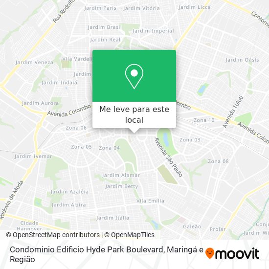 Condominio Edificio Hyde Park Boulevard mapa