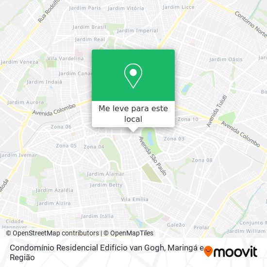 Condomínio Residencial Edifício van Gogh mapa