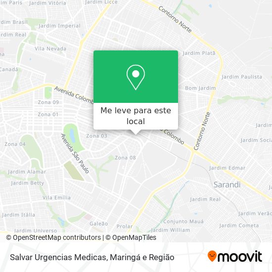 Salvar Urgencias Medicas mapa