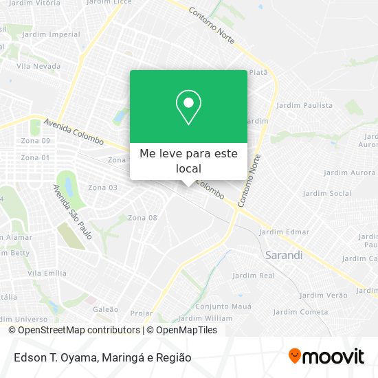 Edson T. Oyama mapa