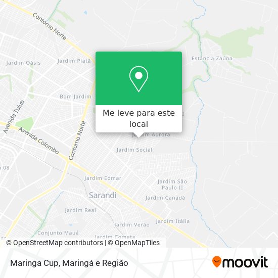 Maringa Cup mapa