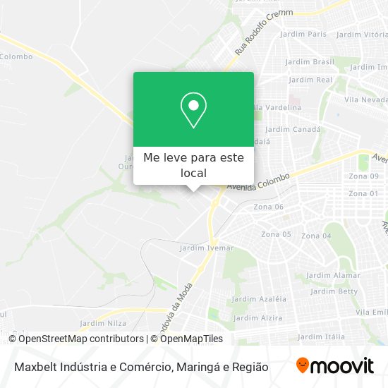 Maxbelt Indústria e Comércio mapa