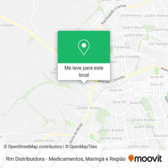 Rm Distribuidora - Medicamentos mapa