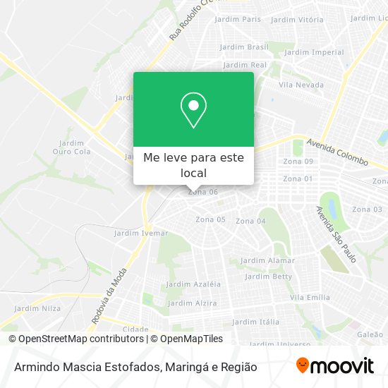 Armindo Mascia Estofados mapa