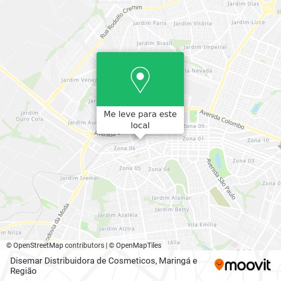 Disemar Distribuidora de Cosmeticos mapa