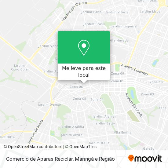 Comercio de Aparas Reciclar mapa