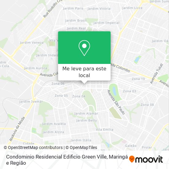 Condominio Residencial Edificio Green Ville mapa