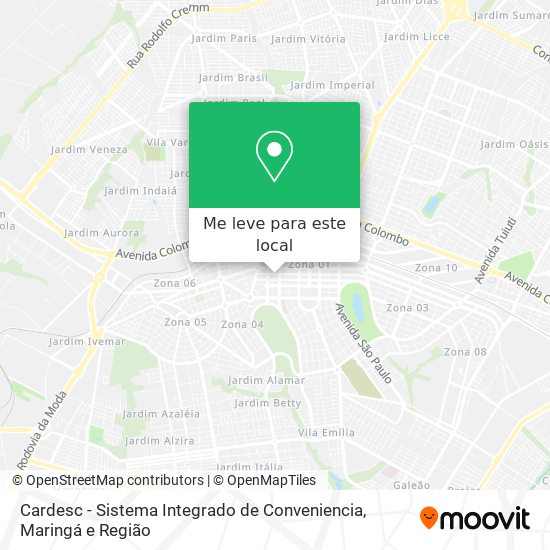 Cardesc - Sistema Integrado de Conveniencia mapa