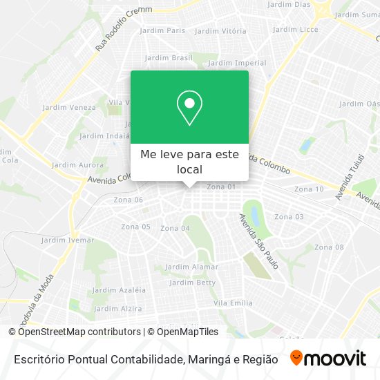 Escritório Pontual Contabilidade mapa