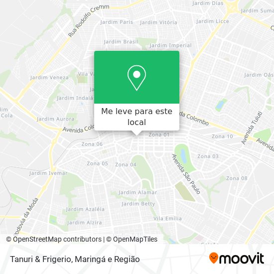 Tanuri & Frigerio mapa
