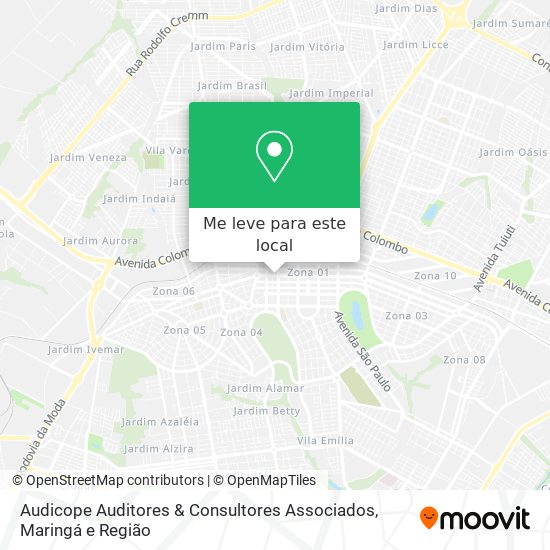 Audicope Auditores & Consultores Associados mapa