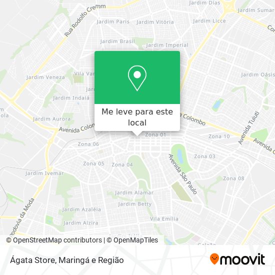 Ágata Store mapa