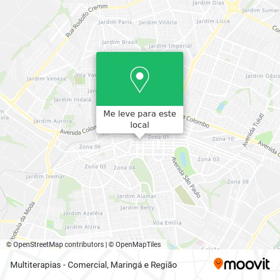 Multiterapias - Comercial mapa