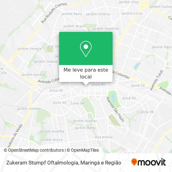 Zukeram Stumpf Oftalmología mapa