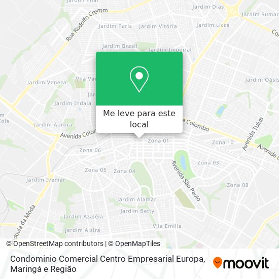 Condominio Comercial Centro Empresarial Europa mapa