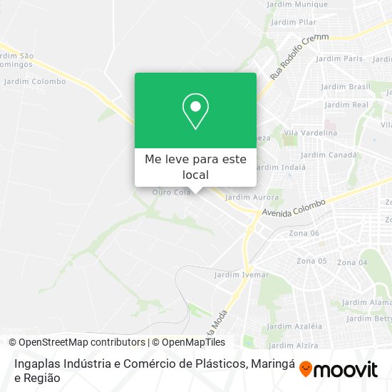 Ingaplas Indústria e Comércio de Plásticos mapa