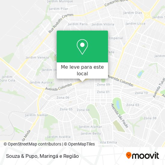 Souza & Pupo mapa