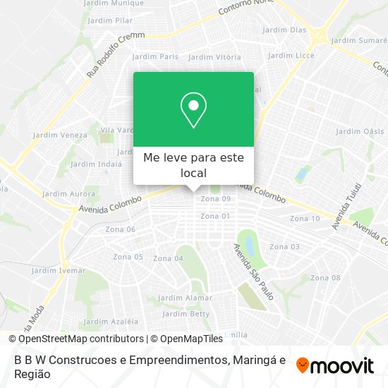 B B W Construcoes e Empreendimentos mapa