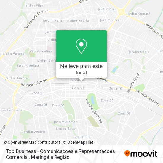 Top Business - Comunicacoes e Representacoes Comerciai mapa