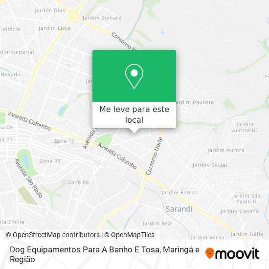 Dog Equipamentos Para A Banho E Tosa mapa