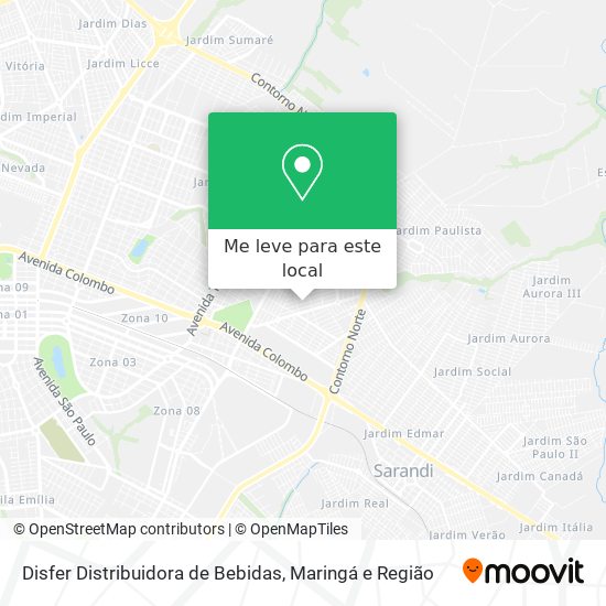 Disfer Distribuidora de Bebidas mapa