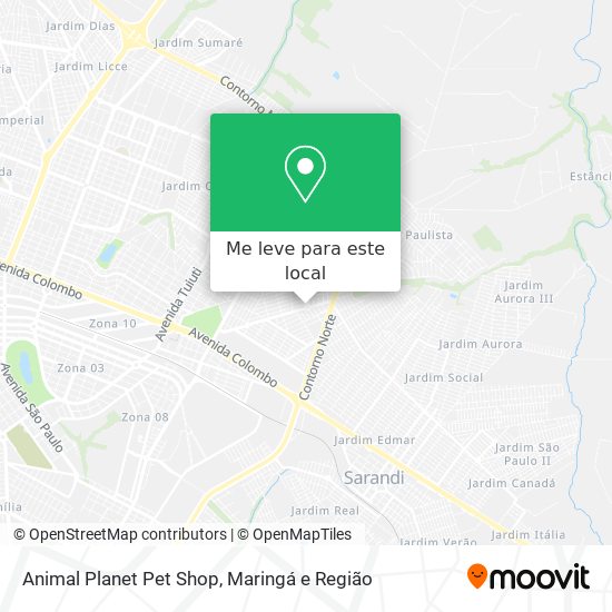 Animal Planet Pet Shop mapa