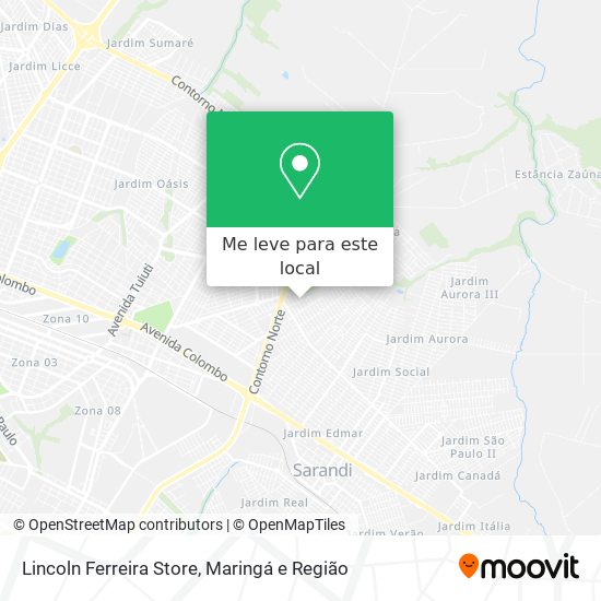 Lincoln Ferreira Store mapa
