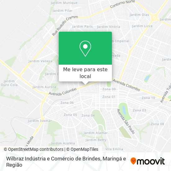 Wilbraz Indústria e Comércio de Brindes mapa