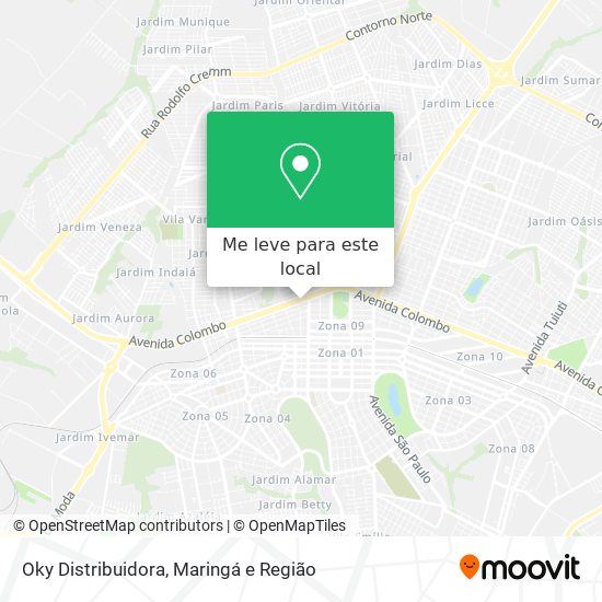 Oky Distribuidora mapa