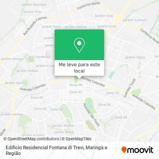 Edificio Residencial Fontana di Trevi mapa