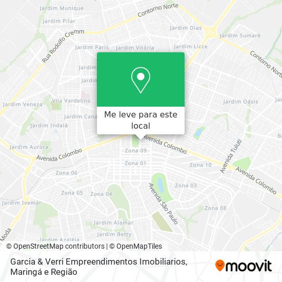 Garcia & Verri Empreendimentos Imobiliarios mapa