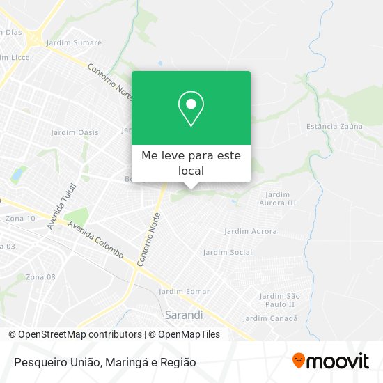Pesqueiro União mapa