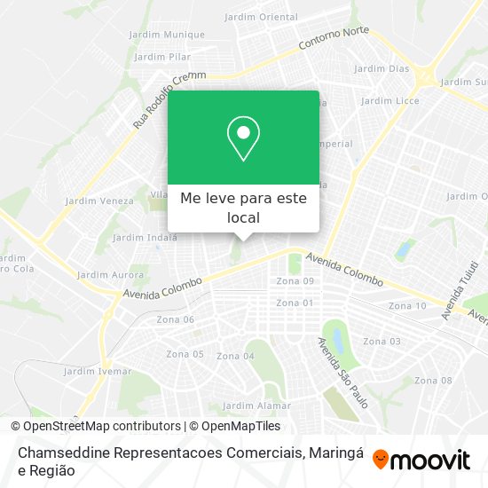 Chamseddine Representacoes Comerciais mapa