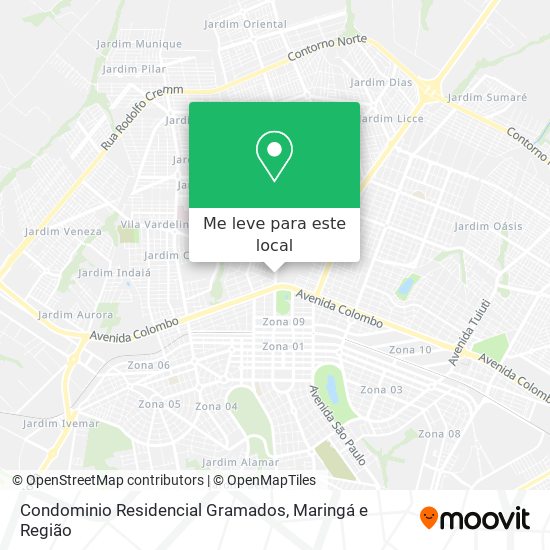 Condominio Residencial Gramados mapa