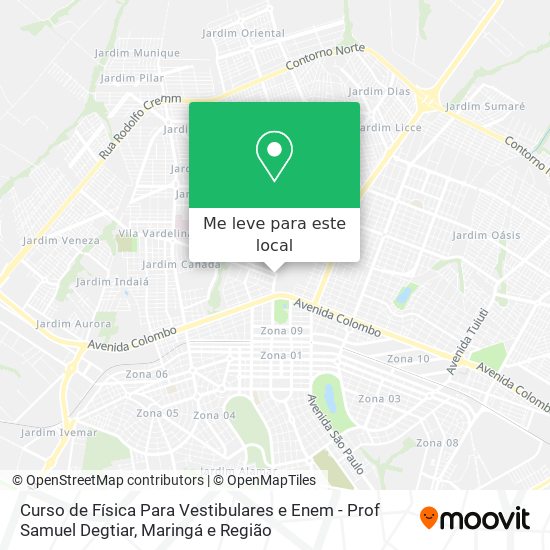 Curso de Física Para Vestibulares e Enem - Prof Samuel Degtiar mapa