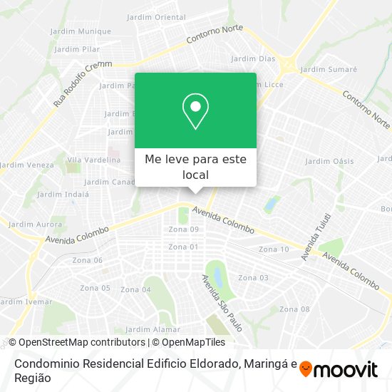 Condominio Residencial Edificio Eldorado mapa