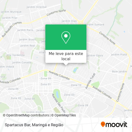 Spartacus Bar mapa