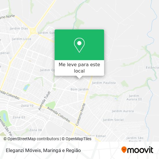 Eleganzi Móveis mapa