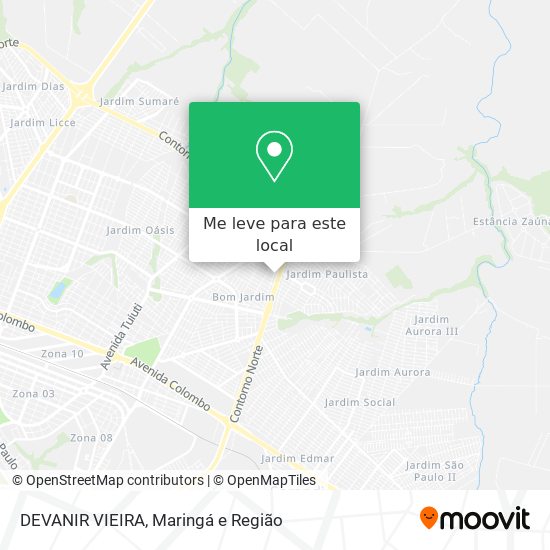 DEVANIR VIEIRA mapa
