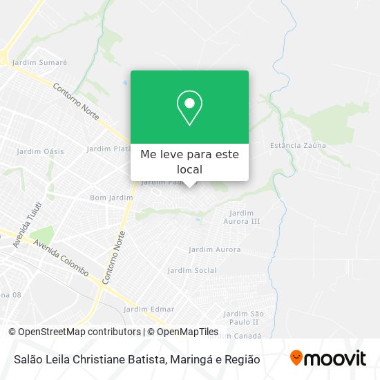 Salão Leila Christiane Batista mapa