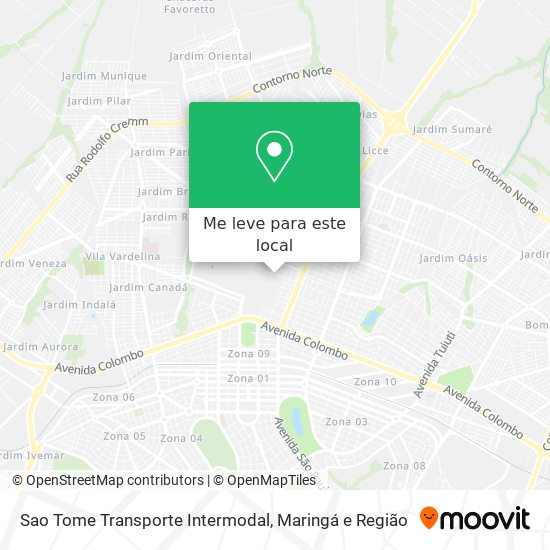 Sao Tome Transporte Intermodal mapa