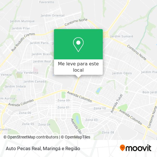 Auto Pecas Real mapa