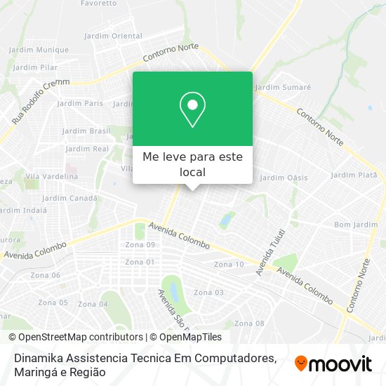 Dinamika Assistencia Tecnica Em Computadores mapa