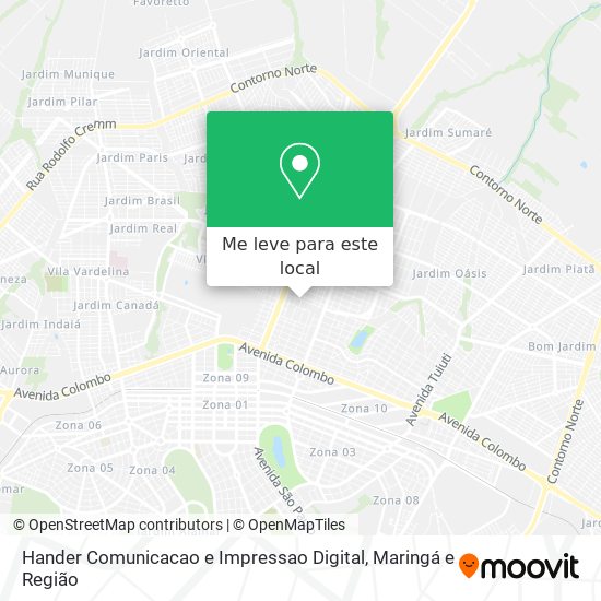 Hander Comunicacao e Impressao Digital mapa