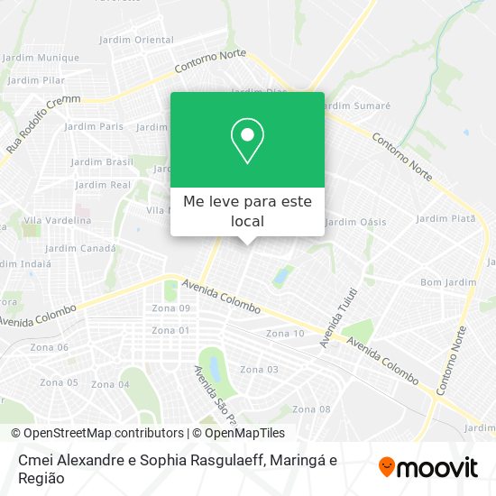 Cmei Alexandre e Sophia Rasgulaeff mapa