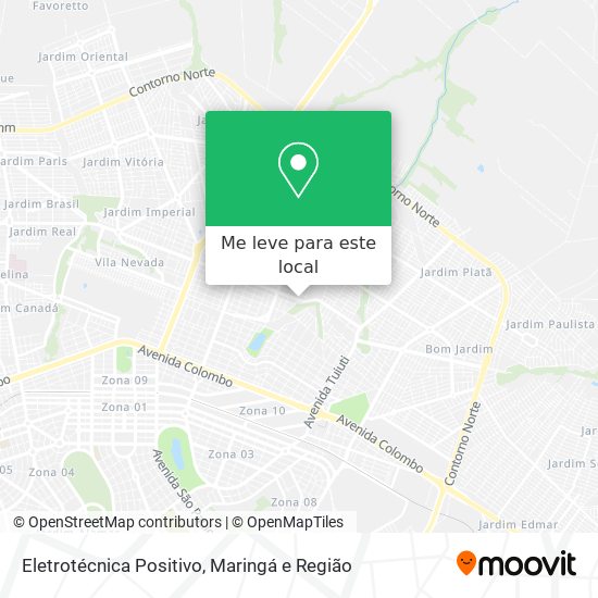 Eletrotécnica Positivo mapa