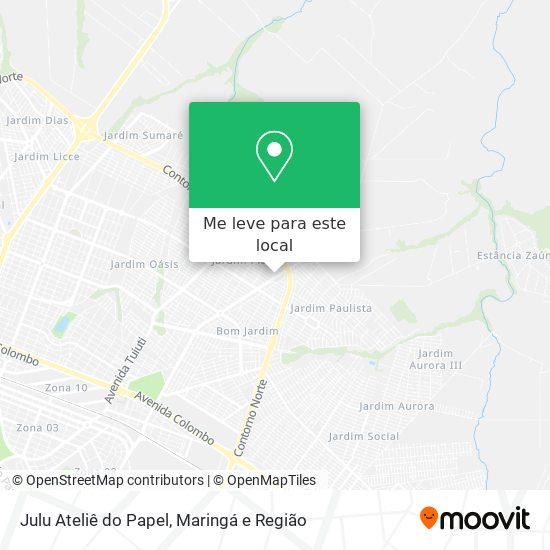 Julu Ateliê do Papel mapa