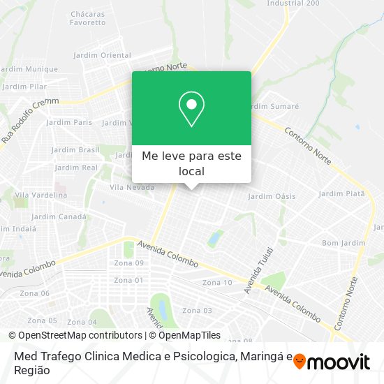 Med Trafego Clinica Medica e Psicologica mapa