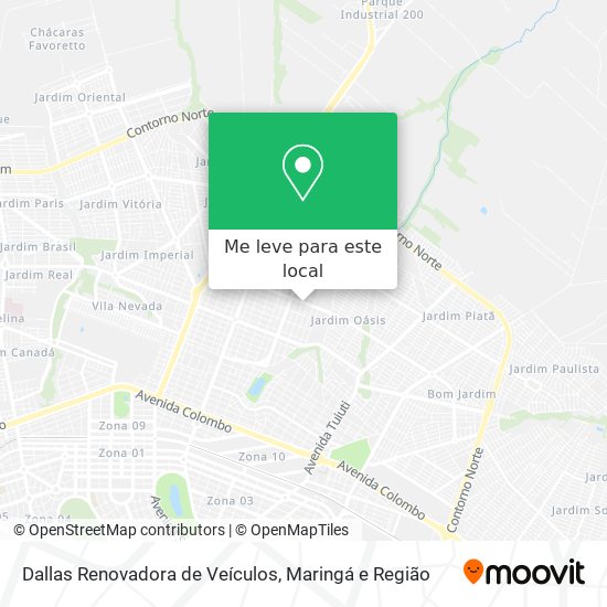Dallas Renovadora de Veículos mapa