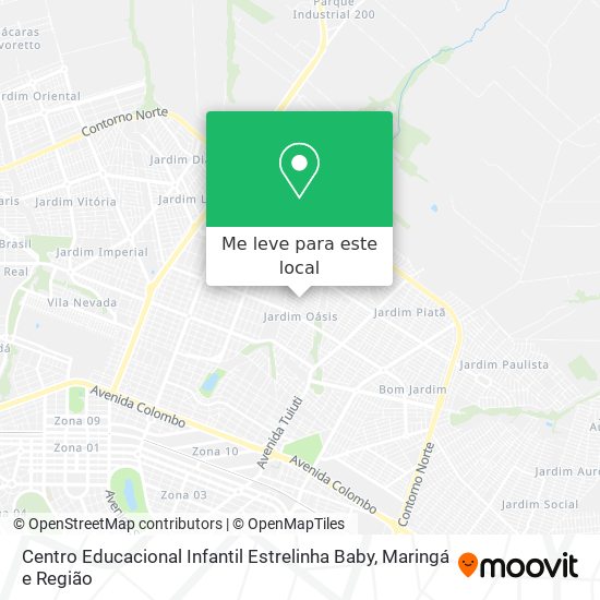 Centro Educacional Infantil Estrelinha Baby mapa